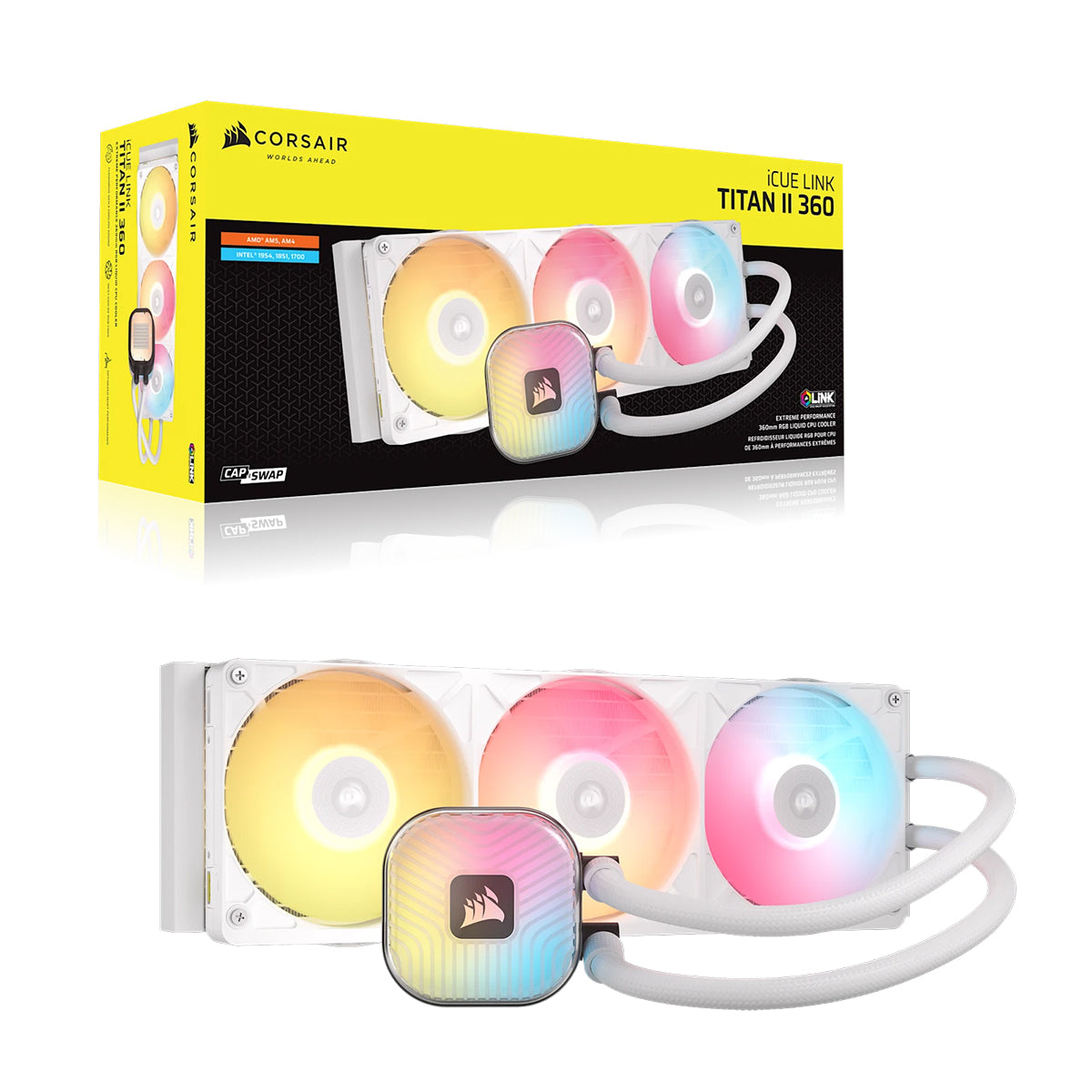 Corsair iCUE LINK TITAN II 360 RX RGB AIO Liquid CPU Cooler