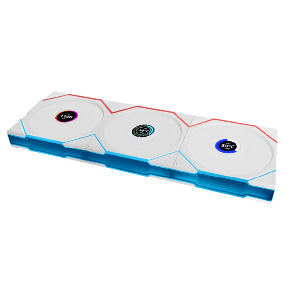 Lian Li Uni Fan TL Wireless LCD 120mm Revolutionary ARGB Triple Fan