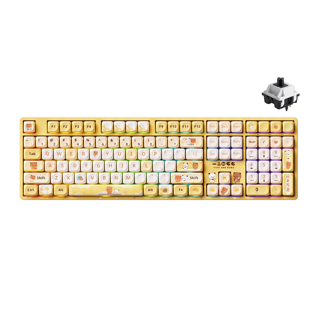 Akko Dudu and Bubu 5108 V5 Multi-Mode RGB Hot-Swappable Mechanical Keyboard 
