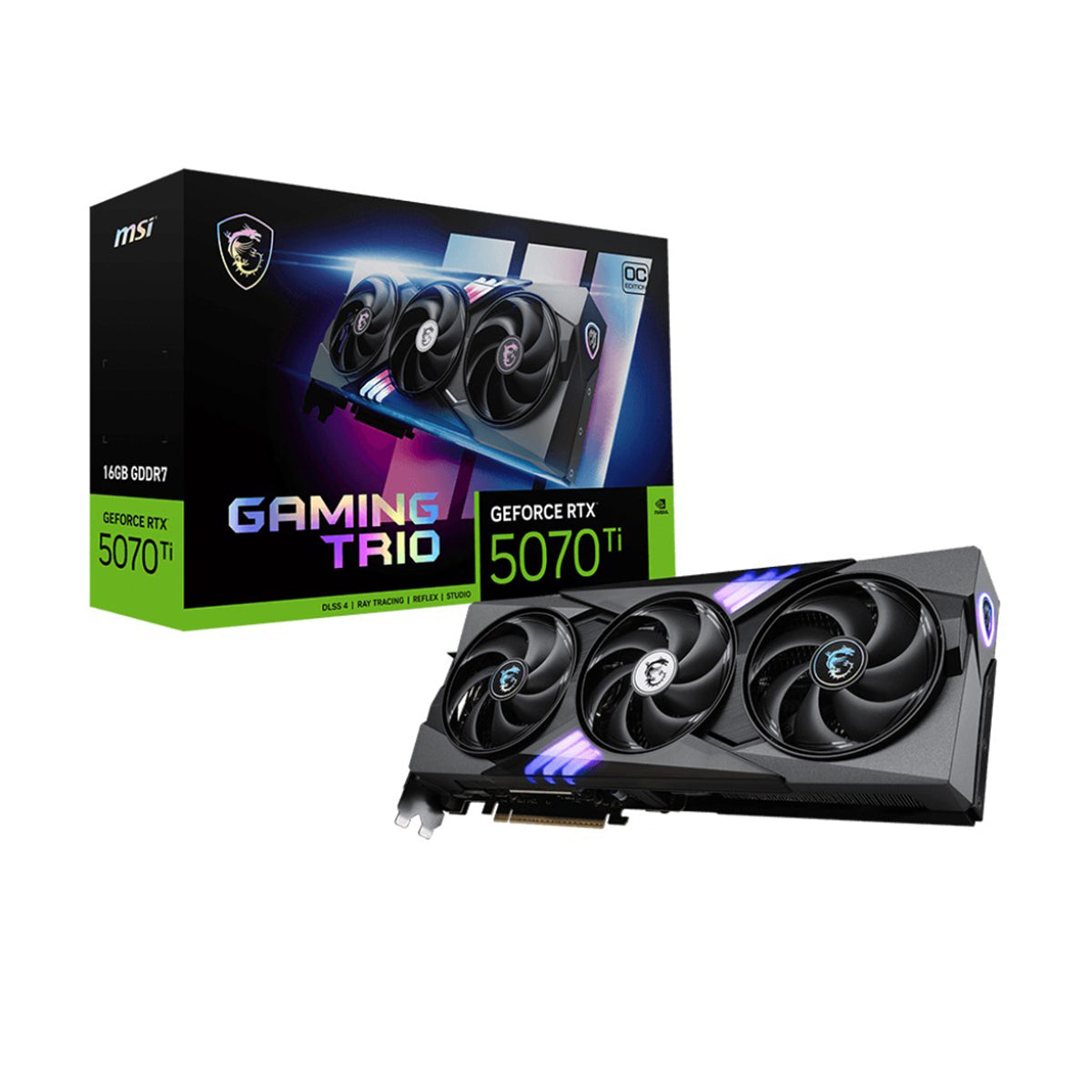 MSI GeForce RTX 5070 Ti 16GB GDDR7 Gaming Trio OC Graphics Card