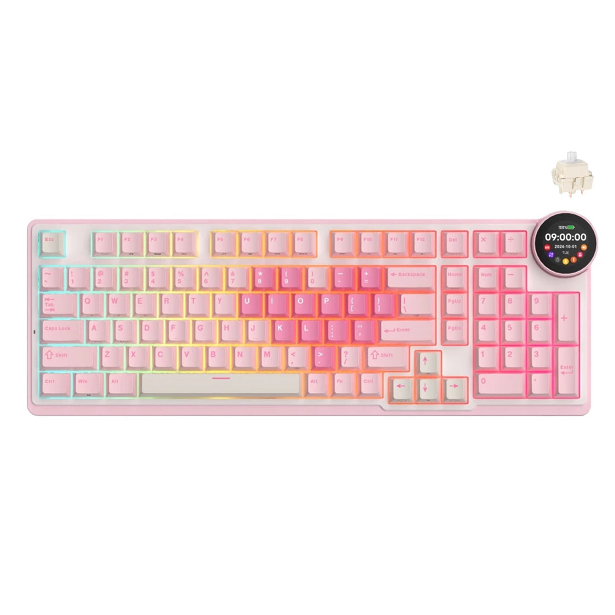 Royal Kludge RK-N99 Tri-Mode RGB Hot Swappable Mechanical Keyboard