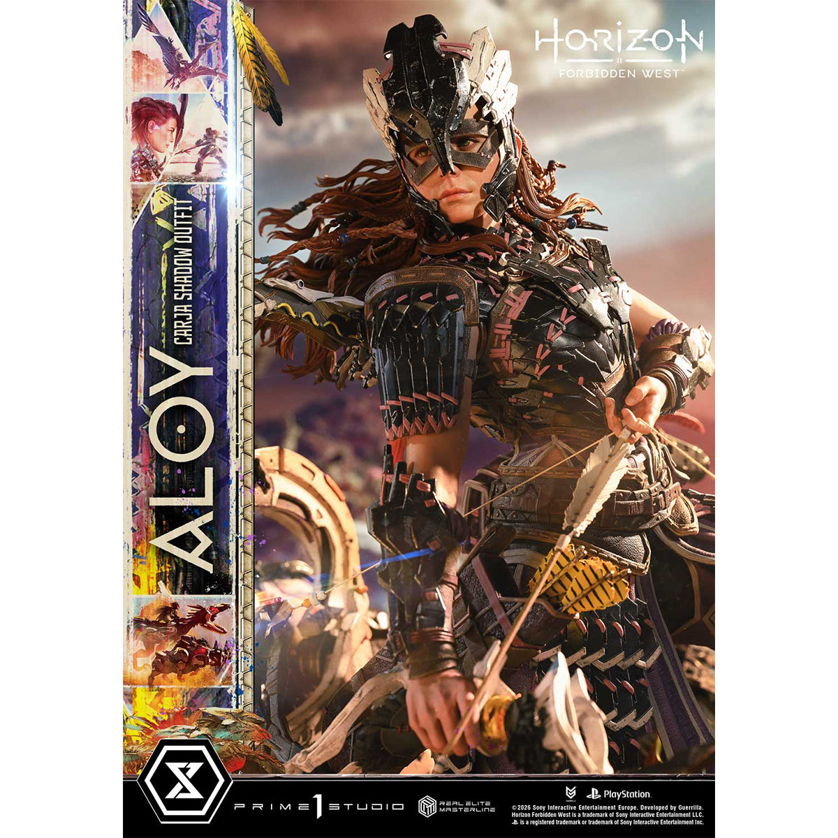 Real Elite Masterline Horizon Forbidden West Aloy Carja Shadow Outfit