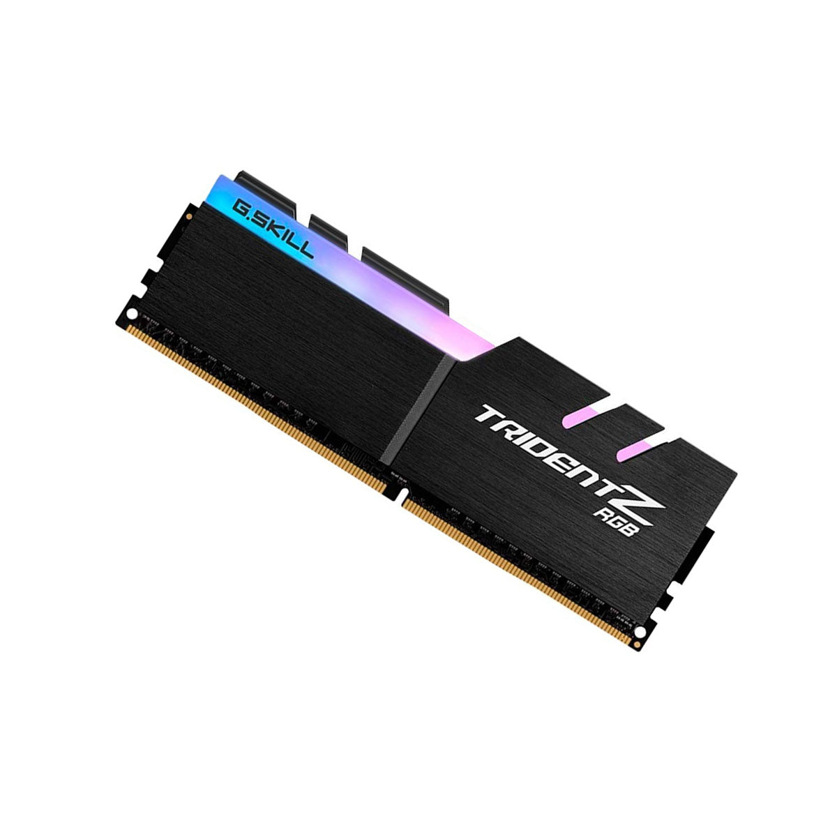 G.Skill Trident Z RGB 8GB (1x8GB) DDR4 3200 MT/s CL16-18-18-38 1.35V Intel XMP Memory Kit (Black)