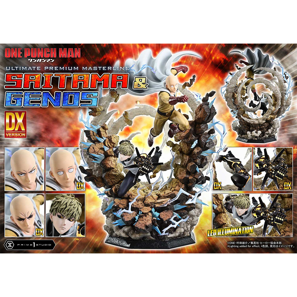 Ultimate Premium Masterline One-Punch Man Saitama & Genos | DataBlitz