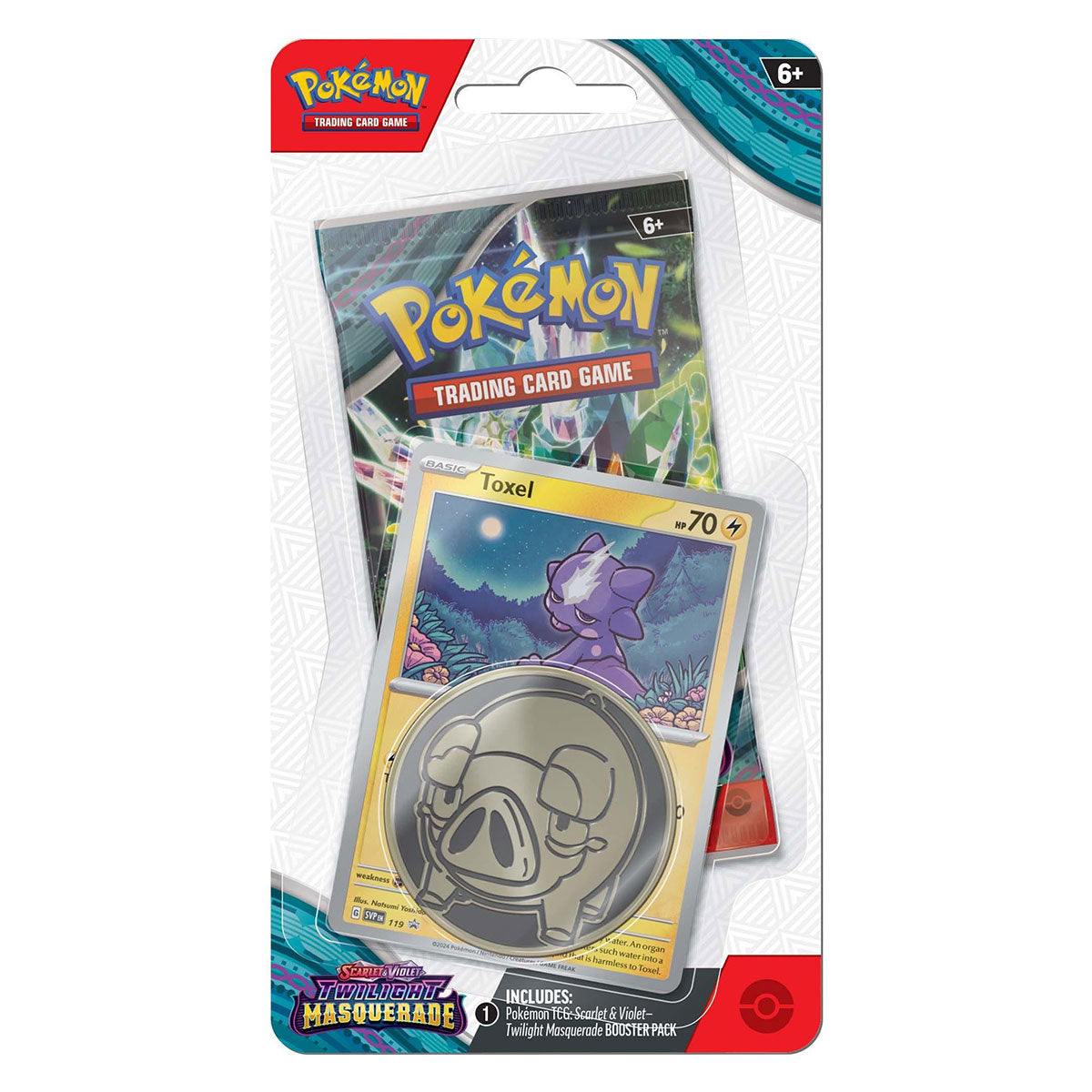 Pokemon TCG SV06 Scarlet & Violet Twilight Masquerade Checklane Blister