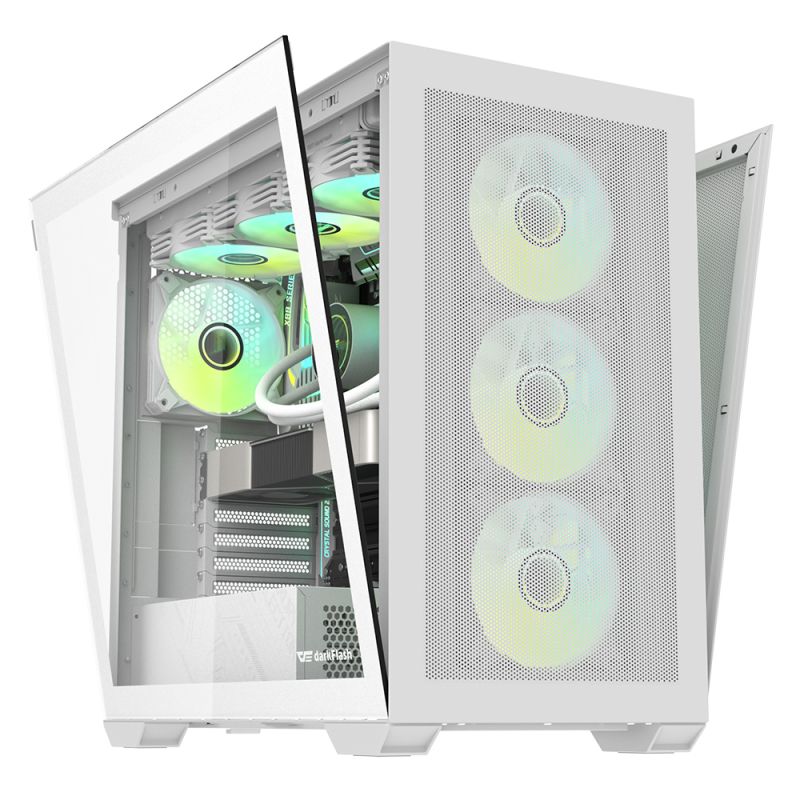 Darkflash DLX4000 Mesh E-ATX PC Case (White)