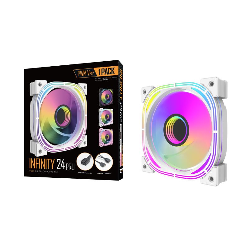 Dark Flash Infinity Reverse Fan Darkflash Infinity 24R A-RGB Reverse Blade Single Cooling Fan
