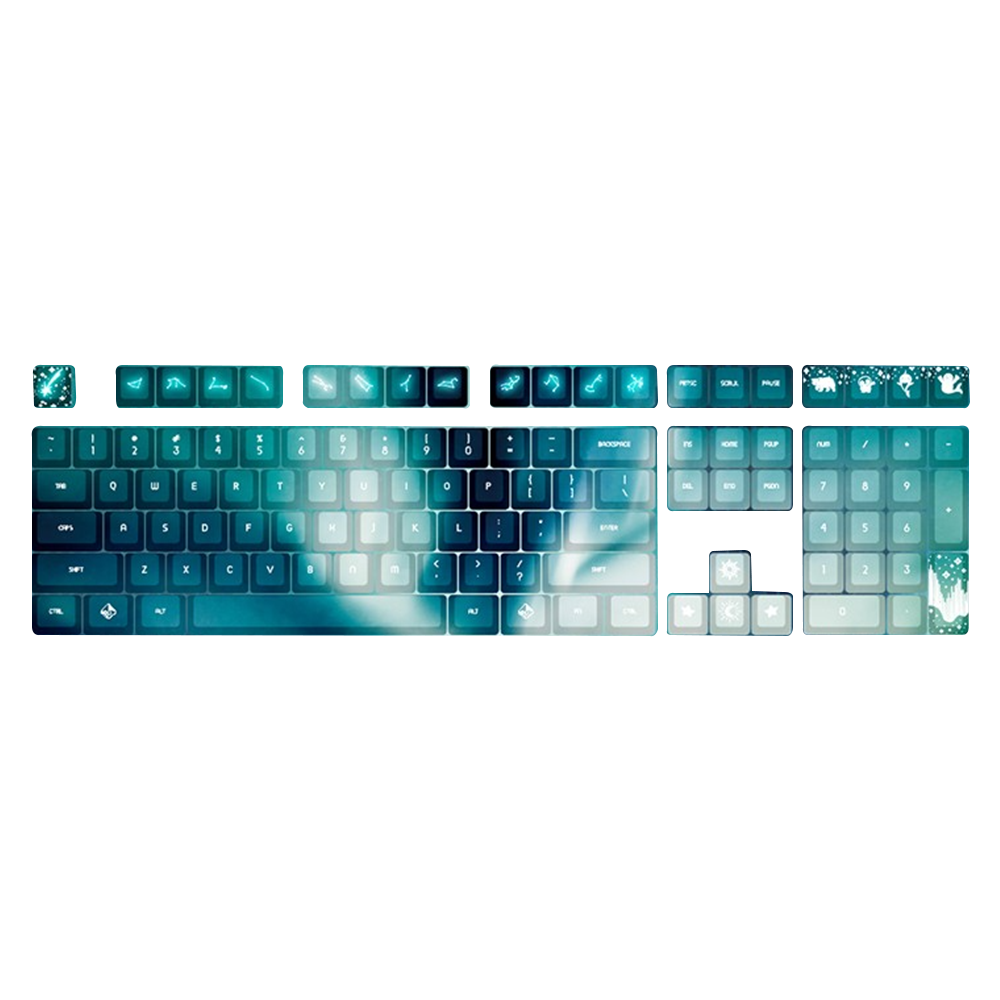 Traitors Aurora 108 PBT Keycap Set (TRDAUR108US)