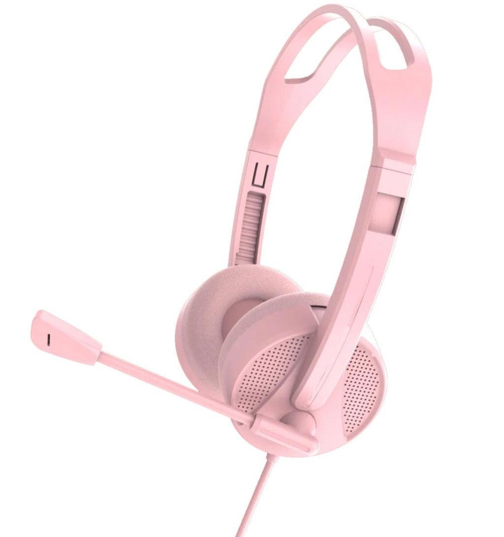LENOVO LECOO HT106 WIRED HEADSET (PINK) - DataBlitz