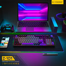 E-Yooso Z-101 RGB 101 Keys Tri-Mode Hot-Swappable Mechanical Keyboard Grey/Black/Purple