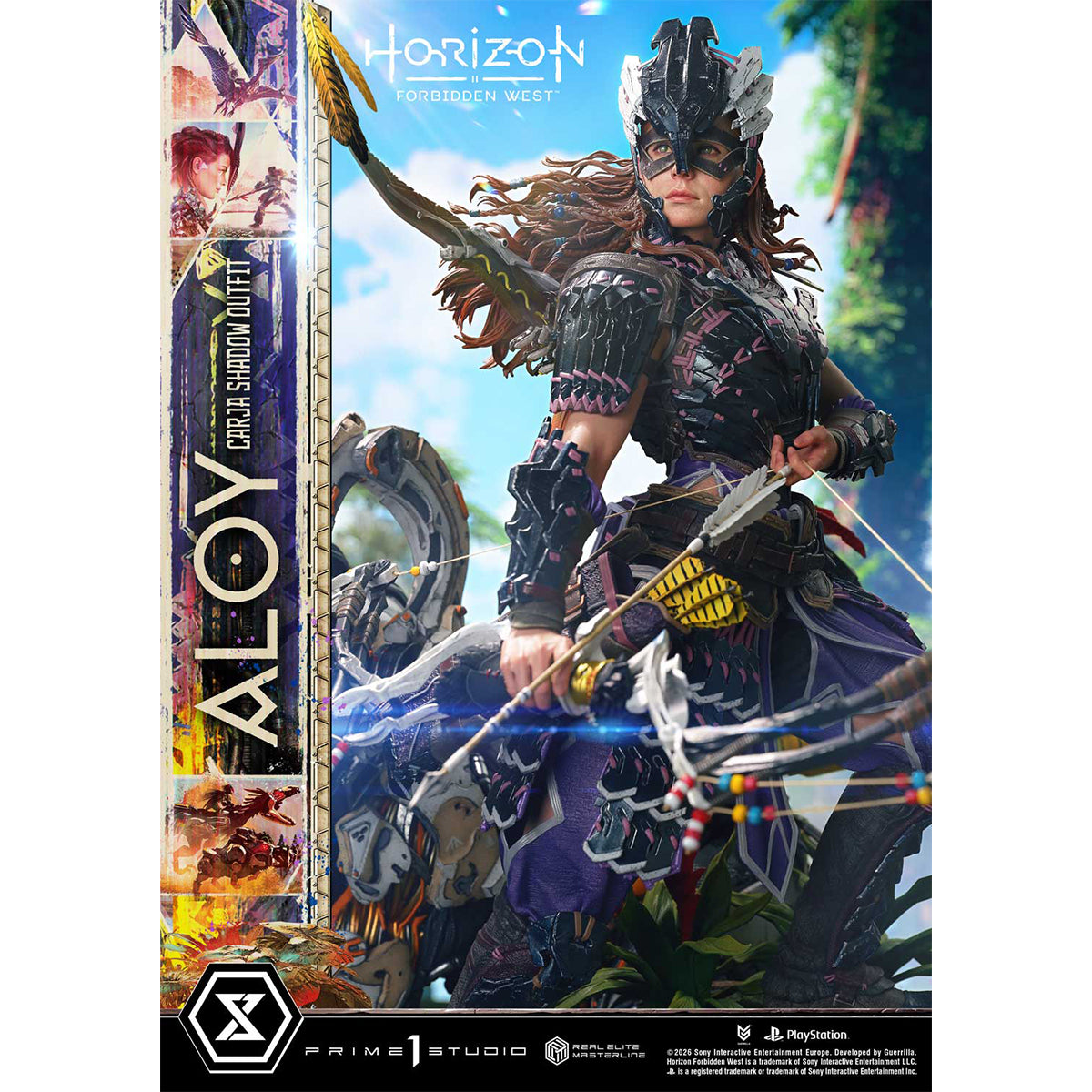 Real Elite Masterline Horizon Forbidden West Aloy Carja Shadow Outfit