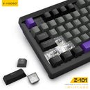 E-Yooso Z-101 RGB 101 Keys Tri-Mode Hot-Swappable Mechanical Keyboard Grey/Black/Purple