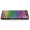 Redragon K708MC RGB Flekact Pro 82 Keys 75% Gasket Mounted Wireless Mechanical Keyboard with Customizable Smart LCD Screen (Special Keycaps Ed.)