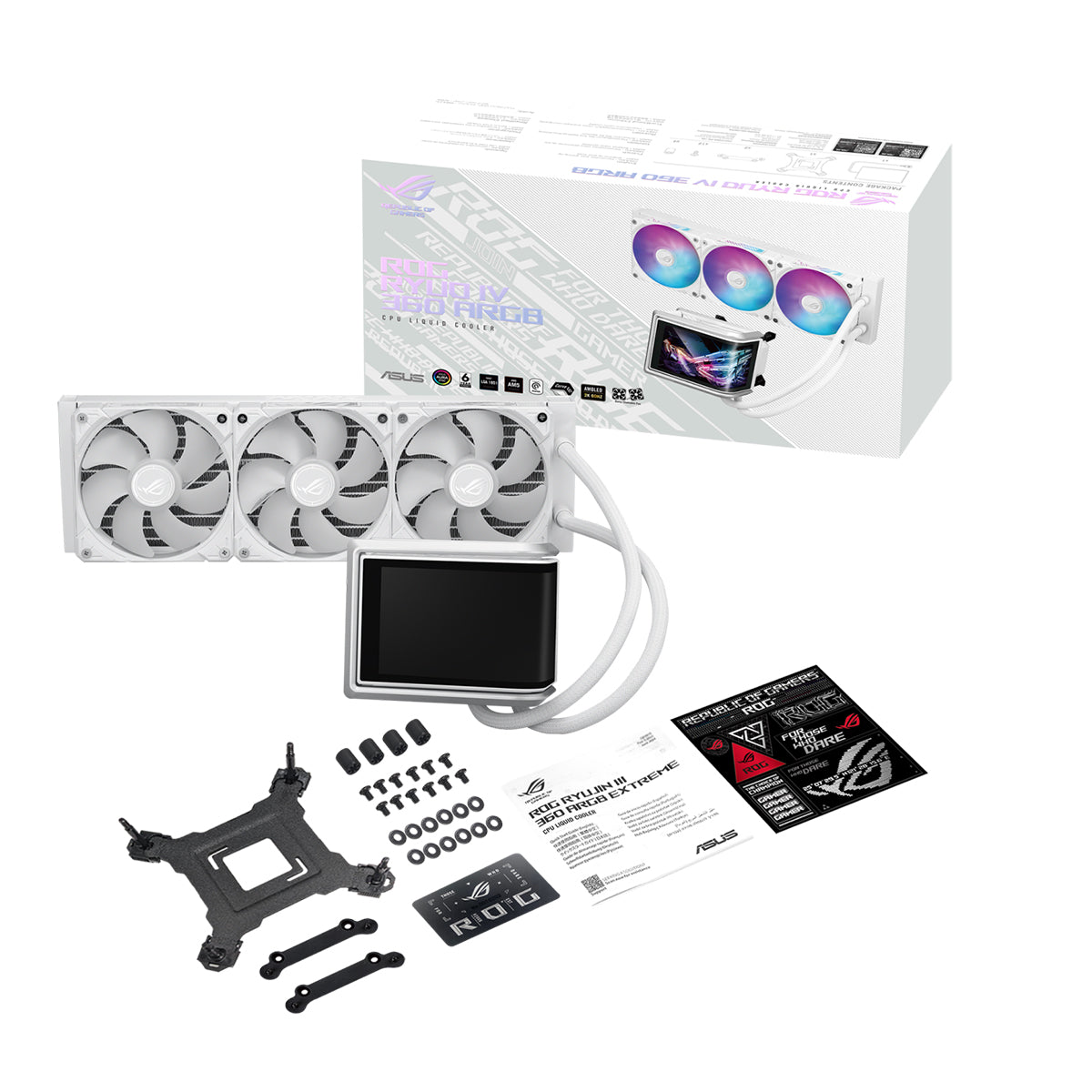 ASUS ROG Ryuo IV 360 ARGB CPU Liquid Cooler