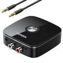 Ugreen Bluetooth Audio Receiver With 3.5mm & 2 RCA Adapter (Black)