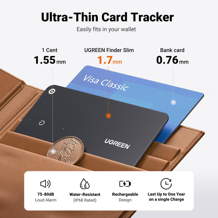 Ugreen Slim Smart Bluetooth Finder