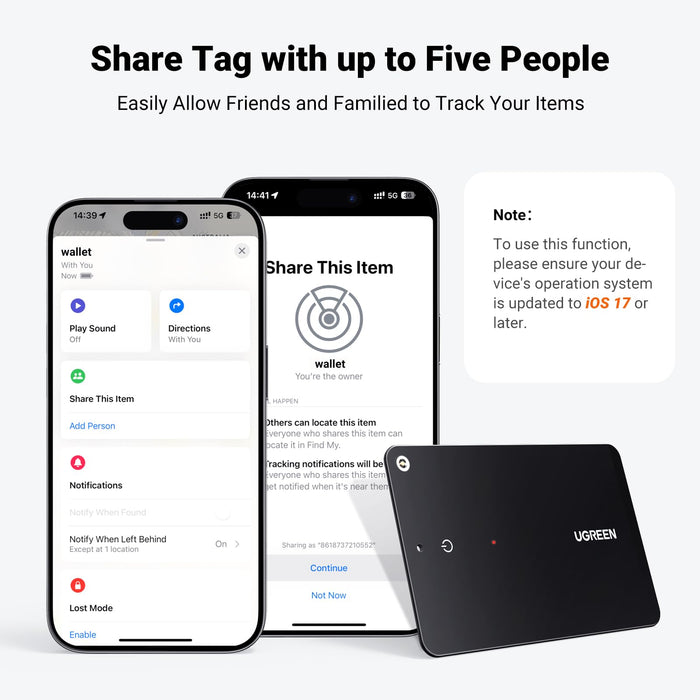 Ugreen Slim Smart Bluetooth Finder