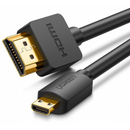 UGreen Micro HDMI Male To HDMI Male Cable - 1m (Black) (HD127/30148)