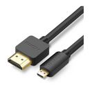 UGreen Micro HDMI Male To HDMI Male Cable - 1m (Black) (HD127/30148)