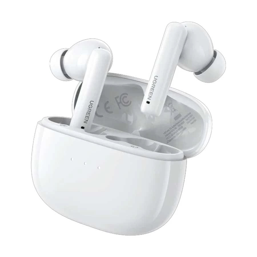 UGreen Hitune T3 Active Noise-Cancelling Wireless Earbuds (White) (WS106/90206) | DataBlitz