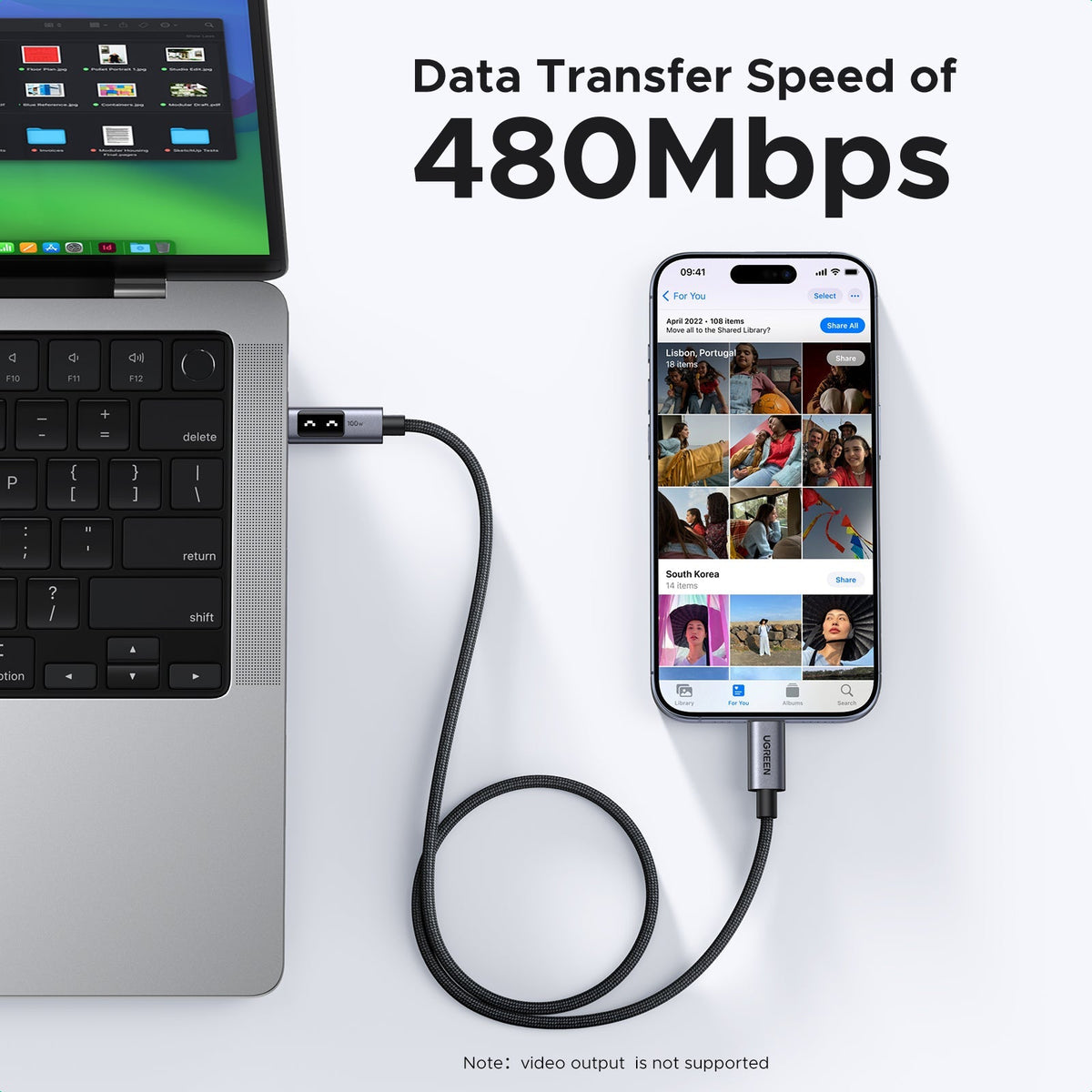 Ugreen Uno USB-C To USB-C PD 100W Fast Charging Cable