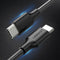 UGreen Type C 2.0 Male To Type C 2.0 Male 5A Data Cable - 1m (Black) (US316/70427)