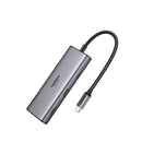Ugreen USB-C to 2xUSB-A 3.2 + 2xUSB-C 3.2 + 2xHDMI + PD Port Converter (7-in-1) Hub - 15cm (Gray) (CM498/45379)