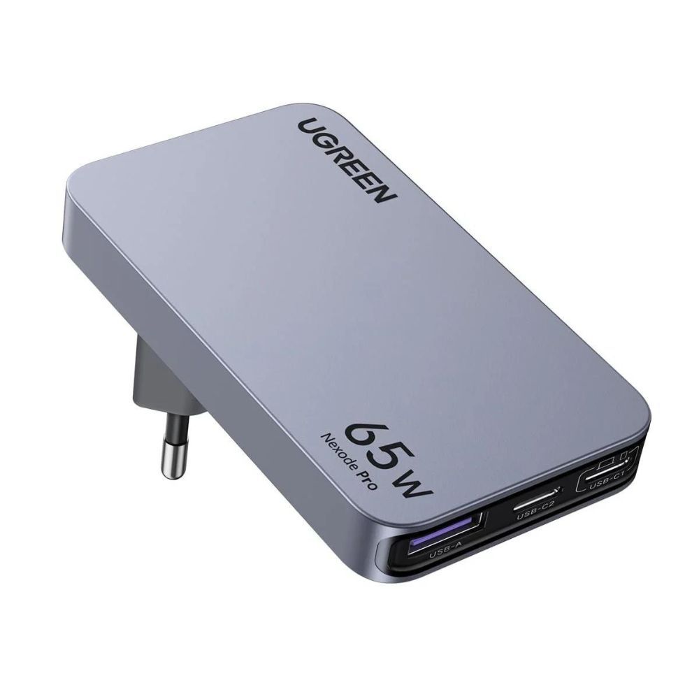 Ugreen Nexode Pro 3-Port USB-A + 2x USB-C 65W GaN Ultra-Slim Fast Charger (X753/15817)