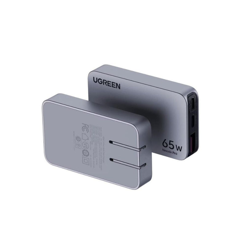 Ugreen Nexode Pro 3-Port USB-A + 2x USB-C 65W GaN Ultra-Slim Fast ...