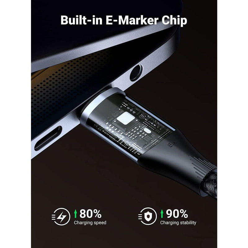 UGreen USB-C 3.1 Gen2 Male To Male 5A Data Cable - 1M (Black) (US355/80150)
