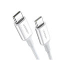 UGreen USB-C 2.0 Male To USB-C 2.0 Male 3A Data Cable - (White)