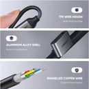 UGREEN Type-C Male To 3.5mm Audio+ Type-C Female Adapter (Gray) (CM193/50596)