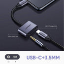 UGREEN Type-C Male To 3.5mm Audio+ Type-C Female Adapter (Gray) (CM193/50596)
