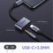 UGREEN Type-C Male To 3.5mm Audio+ Type-C Female Adapter (Gray) (CM193/50596)