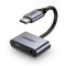 UGREEN Type-C Male To 3.5mm Audio+ Type-C Female Adapter (Gray) (CM193/50596)