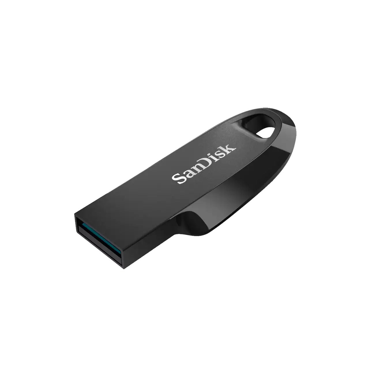 SanDisk Ultra Curve USB 3.2 Gen 1 Flash Drive - 64GB (Mint, Indian Blue, Black)