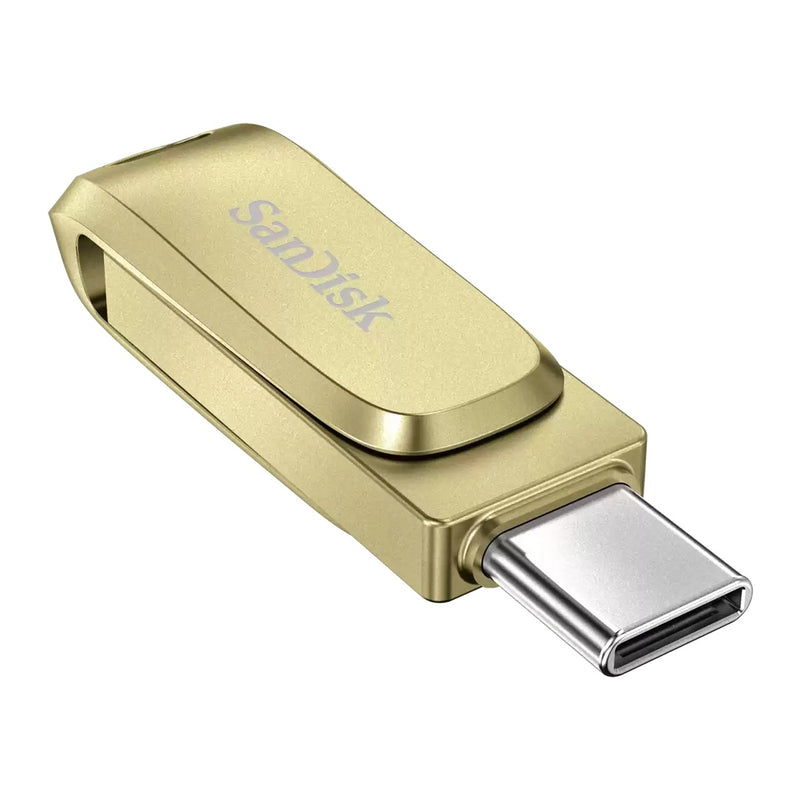 Sandisk Ultra Dual Drive Luxe 256GB Type-C OTG Flash Drive (Gold)