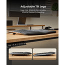 ProtoArc EK01 Plus Dual Mode Full Size Backlit Ergonomic Split Keyboard (Black/Grey) (CP013398)
