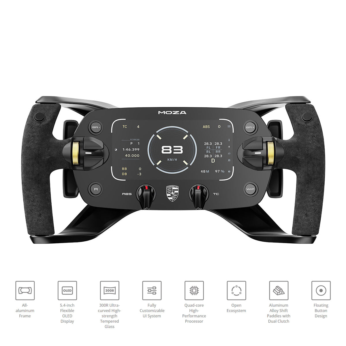 Moza Racing x Porsche Mission R Steering Wheel (RS097)