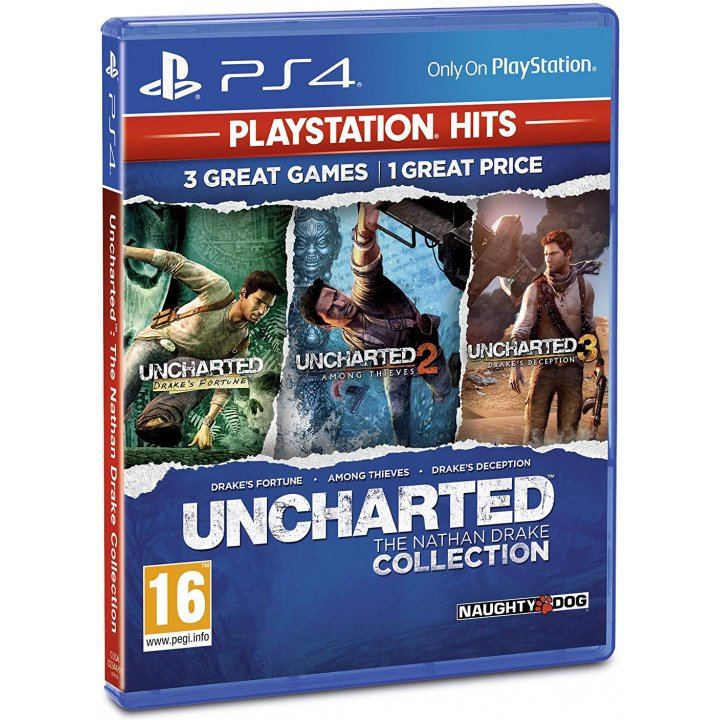PS4 Uncharted The Nathan Drake Collection Reg.2 (ENG/EU) Playstation Hits