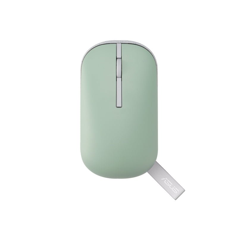 Asus Marshmallow MD100 Portable Wireless Mouse (Oat Milk) + Green Tea Latte Cover