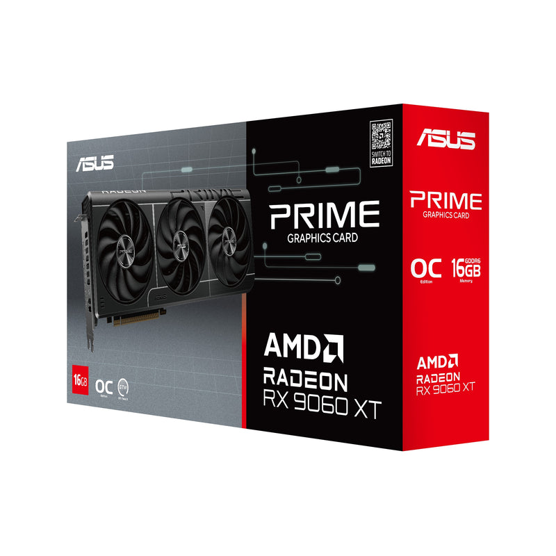 Asus Prime AMD Radeon RX 9060 XT OC 16GB GDDR6 Graphics Card