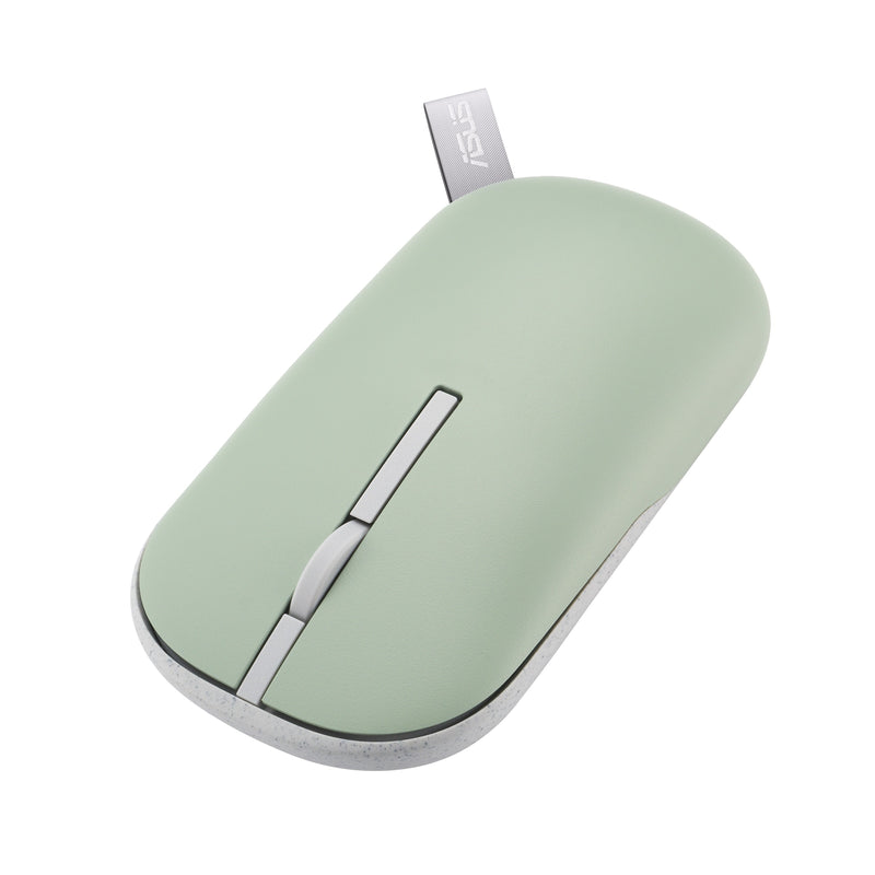 Asus Marshmallow MD100 Portable Wireless Mouse (Oat Milk) + Green Tea Latte Cover