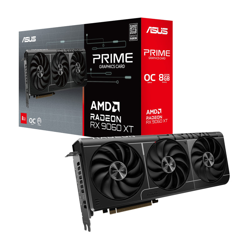 Asus Prime AMD Radeon RX 9060 XT OC 8GB GDDR6 Graphics Card