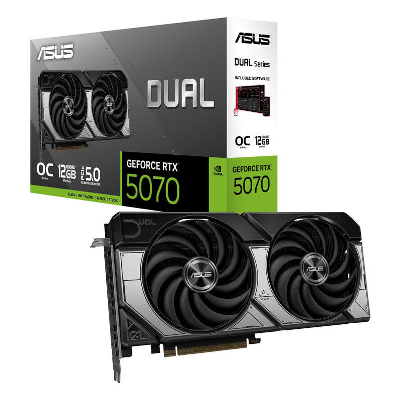 Asus Dual GeForce RTX 5070 OC 12GB GDDR7 Graphics Card