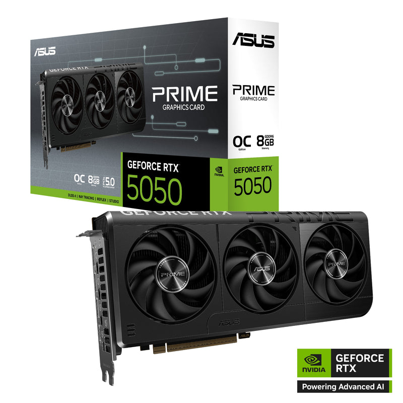 Asus Prime GeForce RTX 5050 8GB GDDR6 OC Edition Graphics Card