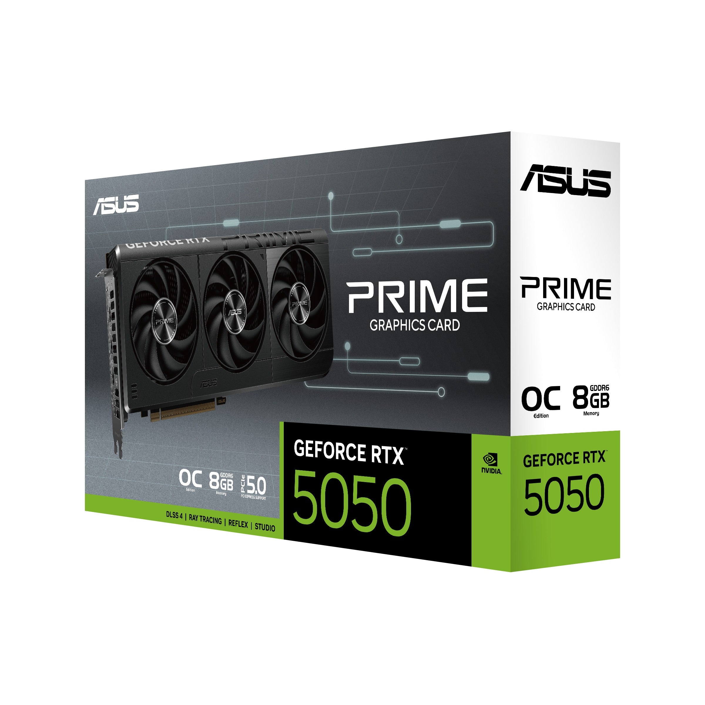 Asus Prime GeForce RTX 5050 8GB GDDR6 OC Edition Graphics Card