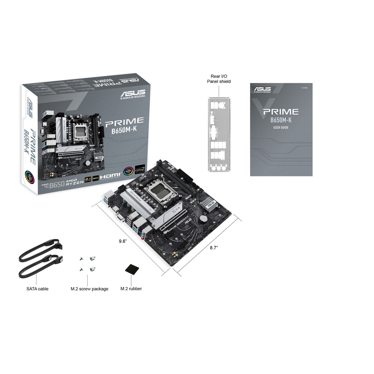 Asus Prime B650M-K DDR5 Motherboard