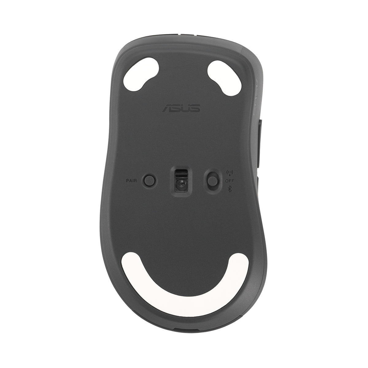Asus MD102 Wireless Mouse (White, Dark Grey)