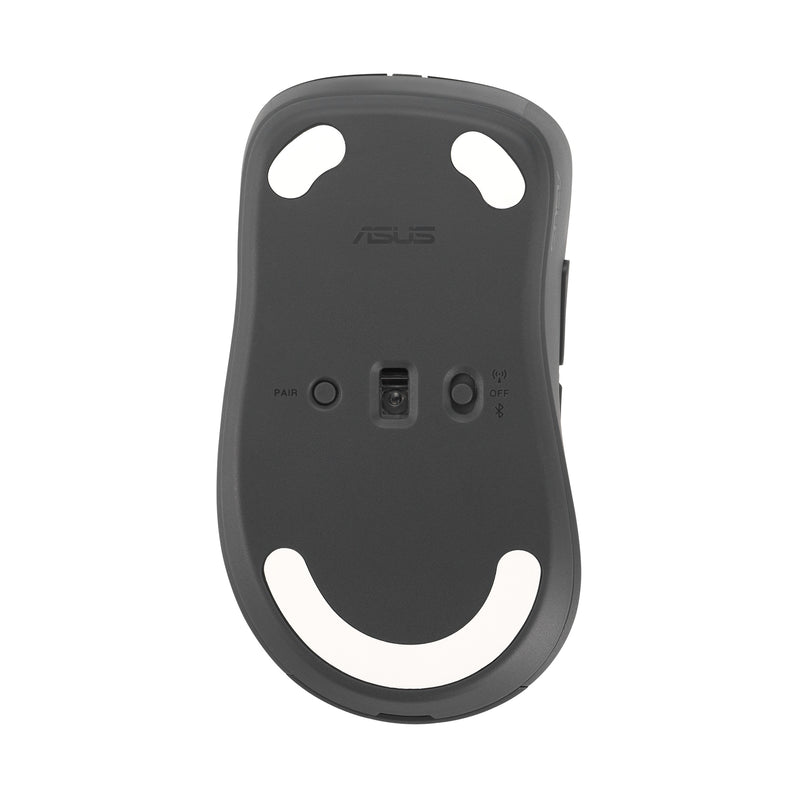 Asus MD102 Wireless Mouse (White, Dark Grey)